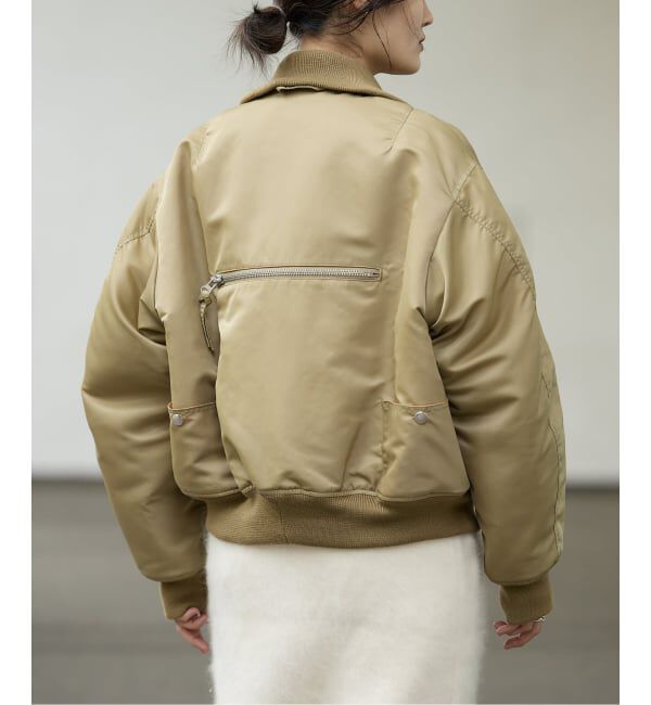 IENA LA BOUCLE「JUN MIKAMI/ジュンミカミ フライトジャケット 25AW-8-J」|ブルゾン・スタジャン|