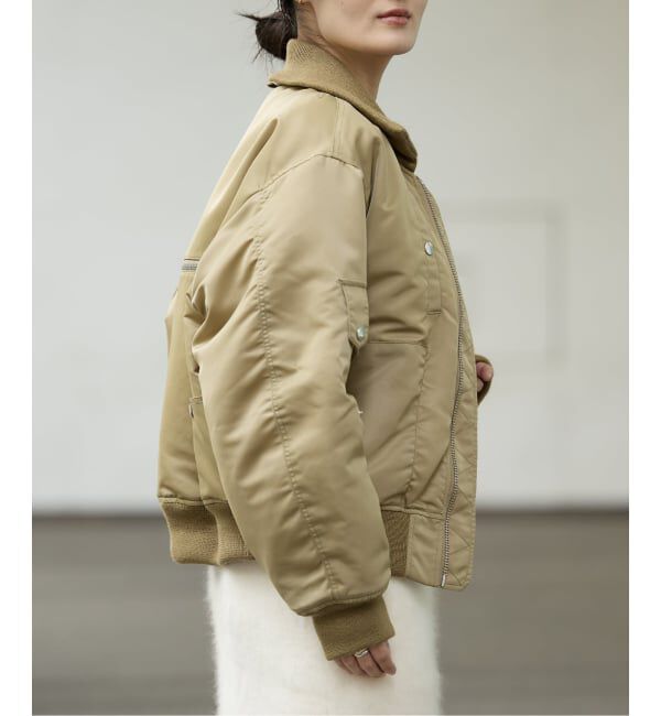 IENA LA BOUCLE「JUN MIKAMI/ジュンミカミ フライトジャケット 25AW-8-J」|ブルゾン・スタジャン|