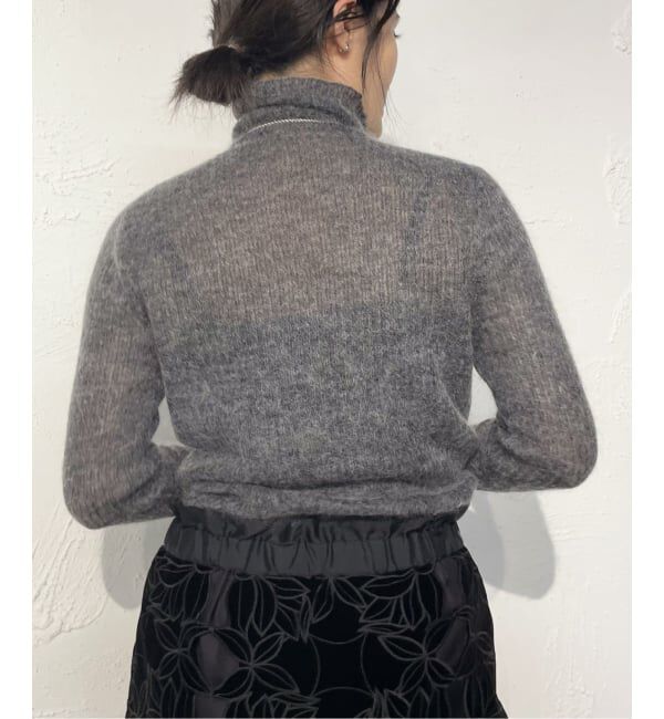 IENA LA BOUCLE「IENA LA BOUCLE MohairMixTURTLE」|ニット・セーター|