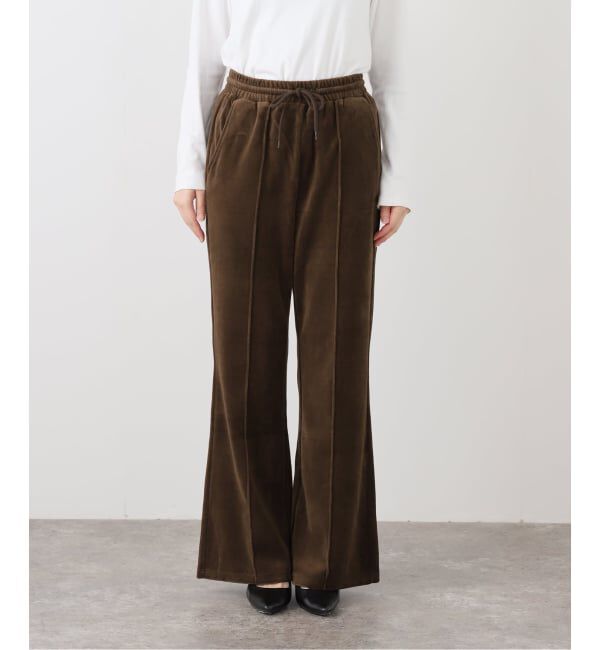 SLOBE IENA「RUSSEL ATHLETIC/ラッセルアスレチック SLOBE別注 ベロアパンツ」|その他|ブラウン