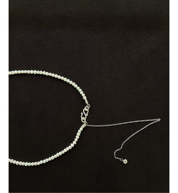 IENA LA BOUCLE「Y.A.Acc/ワイエーアク&times;LA BOUCLE別注 クリスタルパールネックレス」|ネックレス|