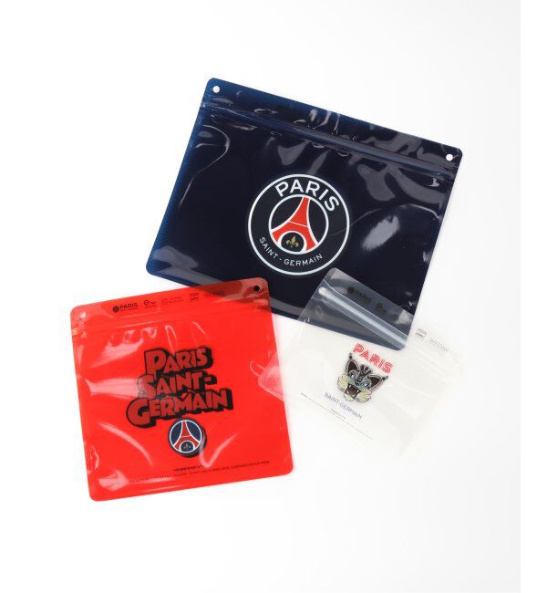 Paris Saint-Germain「【Pake(R) &times; Paris Saint-Germain】プリント ジッパーバッグセット (3枚組)」|その他|その他カラー K