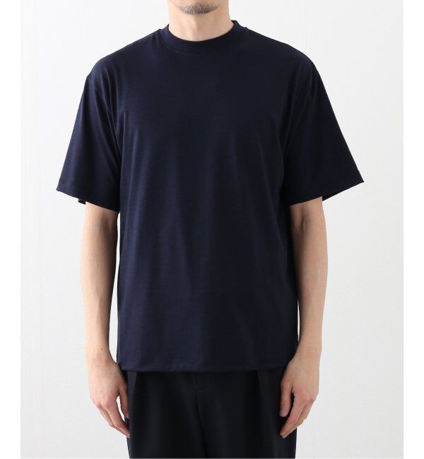 EDIFICE「ATON (エイトン)ROYAL WOOL JERSEY LOOSE FIT Tシャツ KKAGGM0701」|Tシャツ・カットソー|