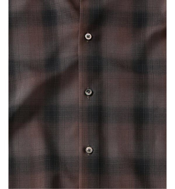 EDIFICE「SUPER 120&rsquo;s ウール チェック レギュラー シャツ」|シャツ・ブラウス|