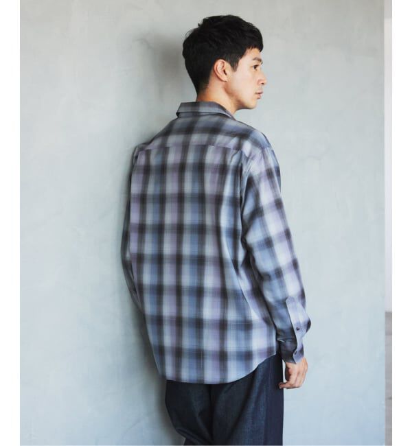 EDIFICE「SUPER 120&rsquo;s ウール チェック レギュラー シャツ」|シャツ・ブラウス|