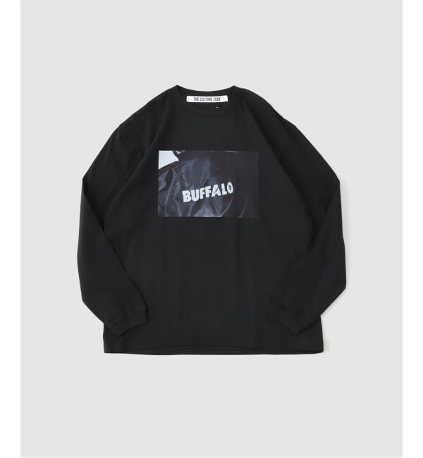 EDIFICE「THE C.CORD（ザ カルチャーコード） J.MORGAN BUFFALO L/S TEE 2」|Tシャツ・カットソー|ブラック