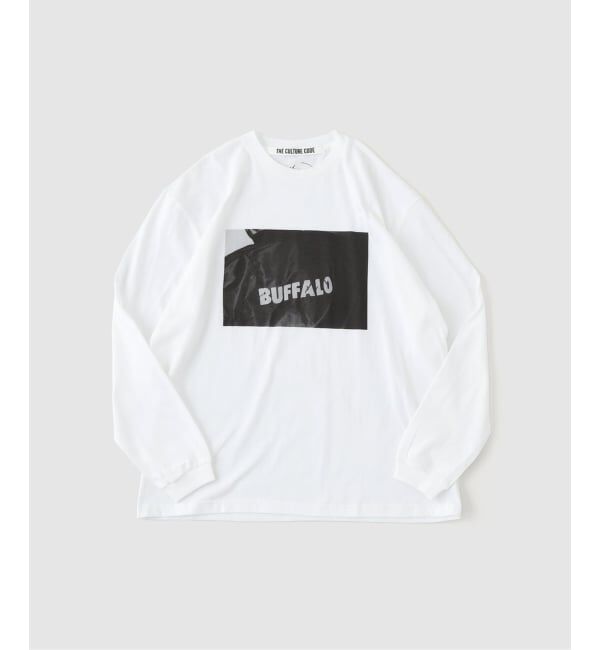EDIFICE「THE C.CORD（ザ カルチャーコード） J.MORGAN BUFFALO L/S TEE 2」|Tシャツ・カットソー|ホワイト