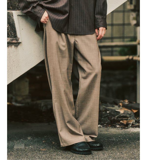 417 EDIFICE「【LE JAPON ATELIER】サックパンツ」|スラックス|