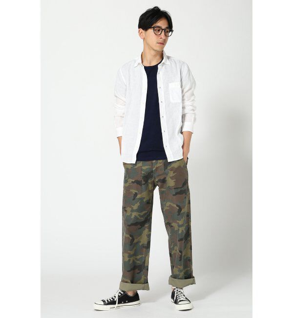 JOURNAL STANDARD「■リネンシャンブレー レザーパイピング■」|シャツ・ブラウス|