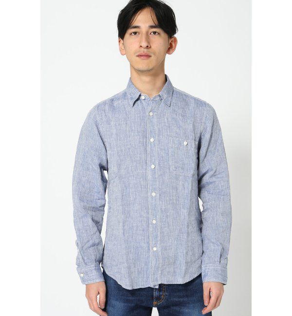 JOURNAL STANDARD「■リネンシャンブレー レザーパイピング■」|シャツ・ブラウス|