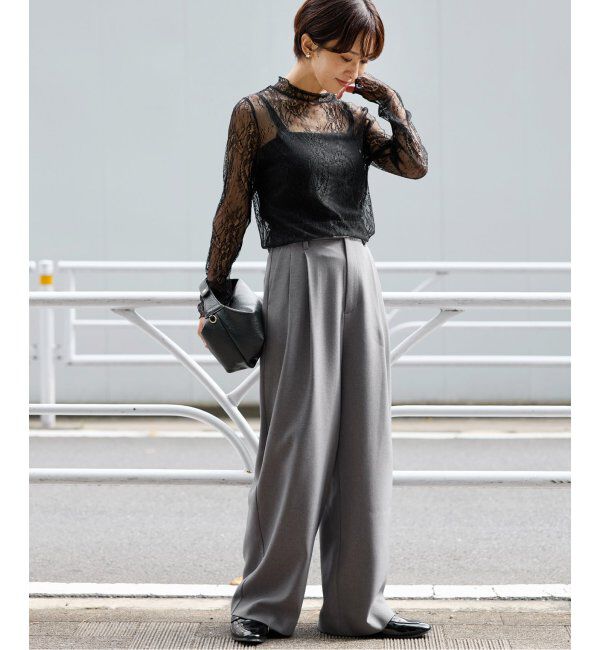 JOURNAL STANDARD relume「ラッセルストレッチレースハイネック」|Tシャツ・カットソー|