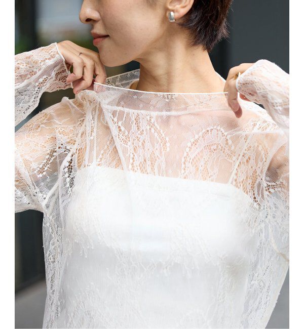 JOURNAL STANDARD relume「ラッセルストレッチレースハイネック」|Tシャツ・カットソー|