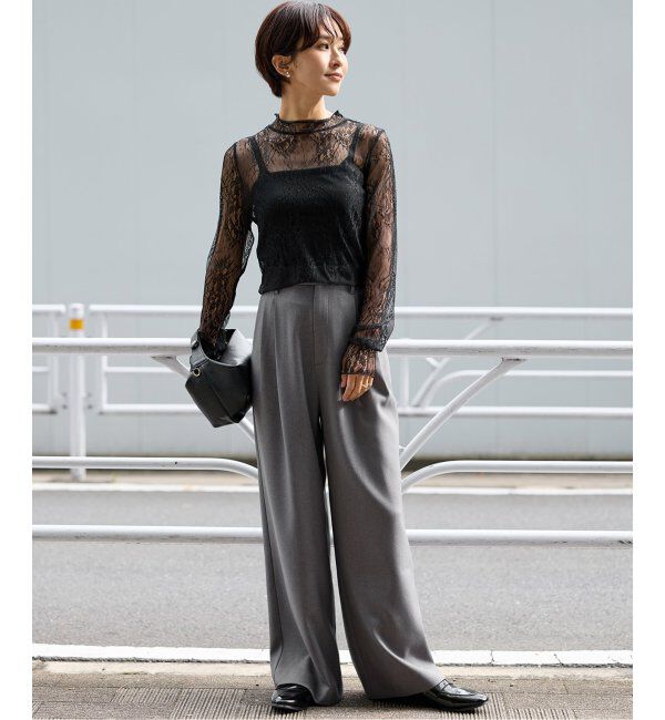 JOURNAL STANDARD relume「ラッセルストレッチレースハイネック」|Tシャツ・カットソー|