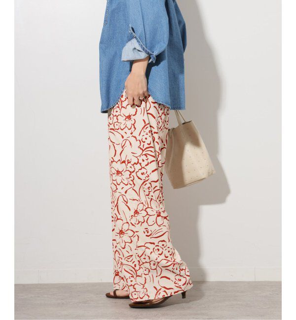 JOURNAL STANDARD relume「ラインフラワーイージーパンツ」|スラックス|