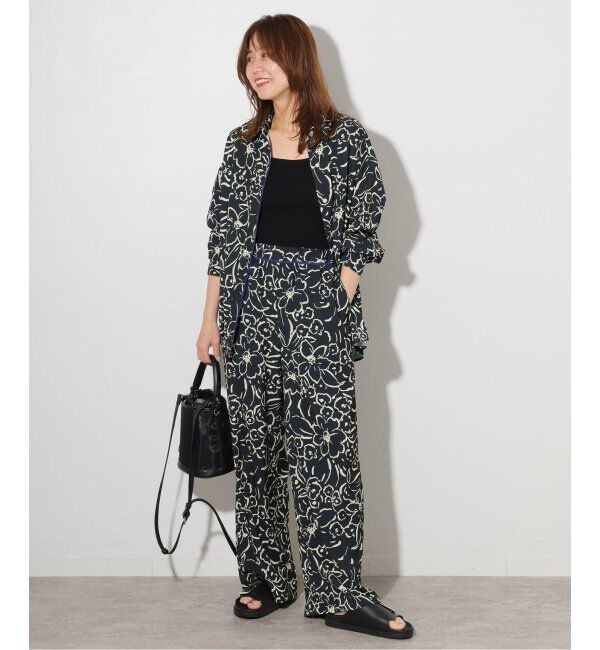 JOURNAL STANDARD relume「ラインフラワーイージーパンツ」|スラックス|