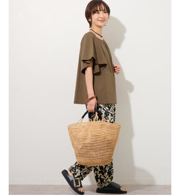 JOURNAL STANDARD relume「ギャザーネックショートスリーブ」|Tシャツ・カットソー|