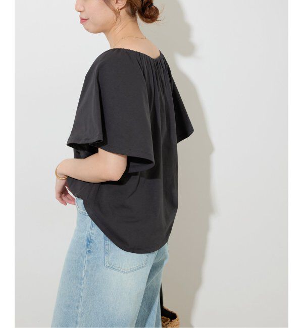 JOURNAL STANDARD relume「ギャザーネックショートスリーブ」|Tシャツ・カットソー|