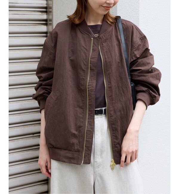 JOURNAL STANDARD「【洗える】Light MA-1」|ブルゾン・スタジャン|ブラウン