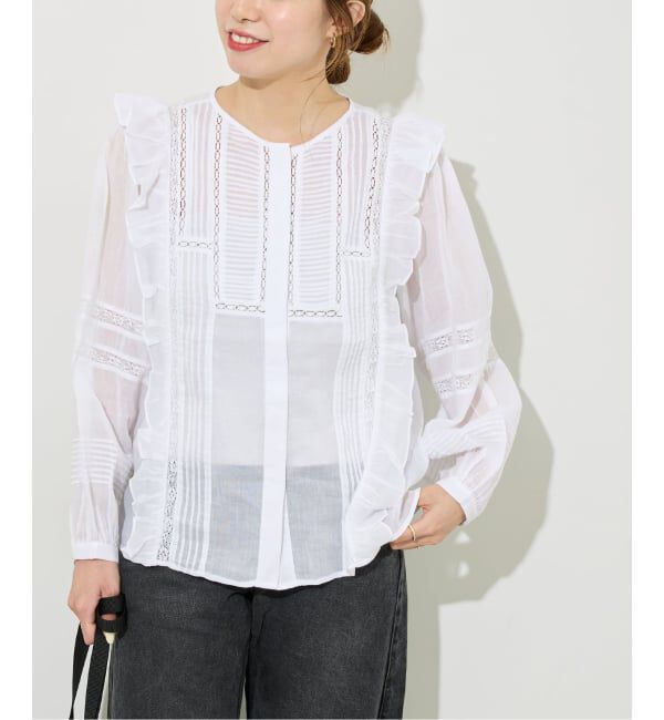 JOURNAL STANDARD relume「コットンラッフルピンタックブラウス」|シャツ・ブラウス|