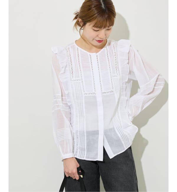 JOURNAL STANDARD relume「コットンラッフルピンタックブラウス」|シャツ・ブラウス|