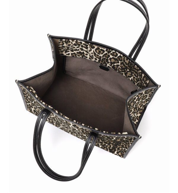 journal standard L'essage「《別注》【A VACATION】CLUB BAG L KHAKI LEO：トートバッグ」|トートバッグ|