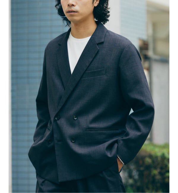 JOURNAL STANDARD relume「バスケット &rdquo;ウォッシャブル&rdquo; ダブルブレスト ジャケット」|その他|ブラック B