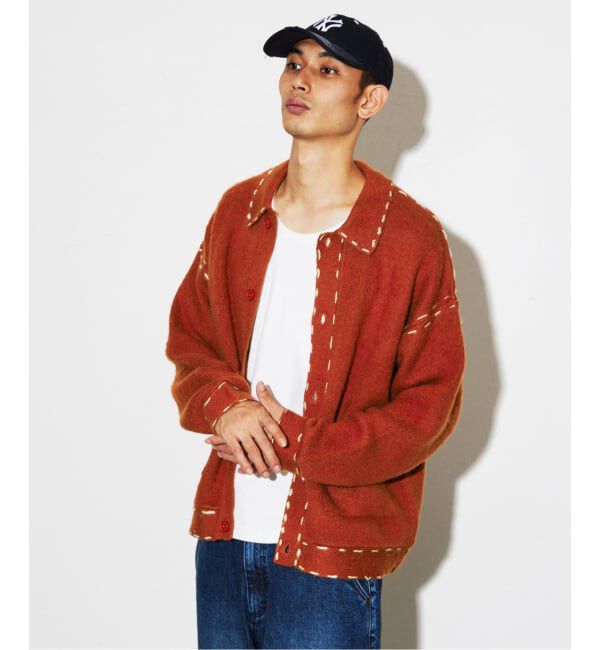 JOURNAL STANDARD「ハンド ステッチ ブラッシュド カーディガン」|カーディガン|
