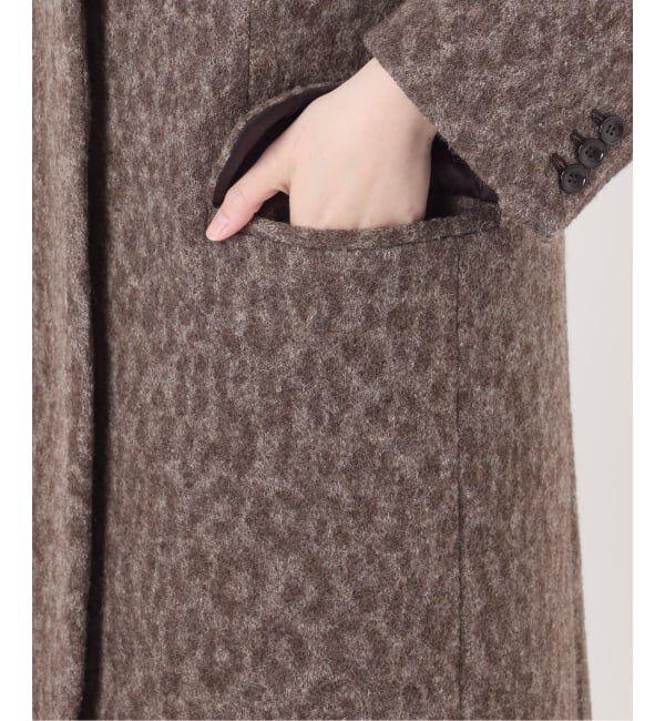 journal standard L'essage「BALLI レオパードチェスターコート」|チェスターコート|