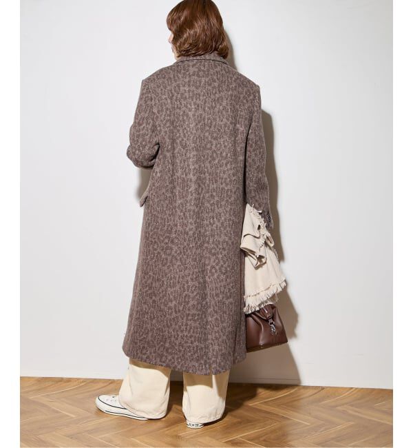 journal standard L'essage「BALLI レオパードチェスターコート」|チェスターコート|