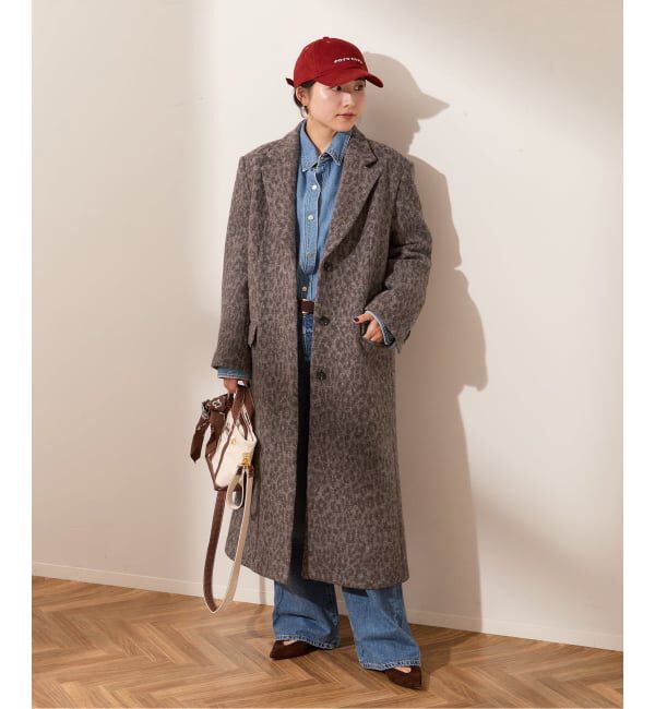 journal standard L'essage「BALLI レオパードチェスターコート」|チェスターコート|