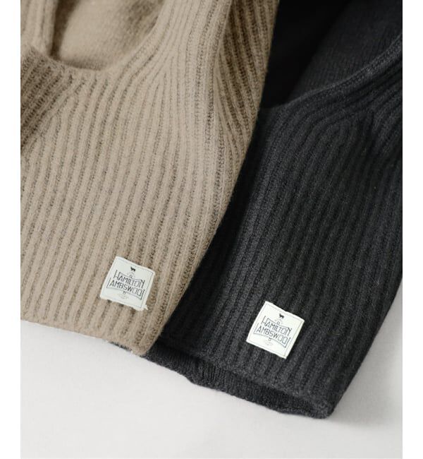 JOURNAL STANDARD relume「ハミルトン ウール ガーター バラクラバ」|ニット帽|