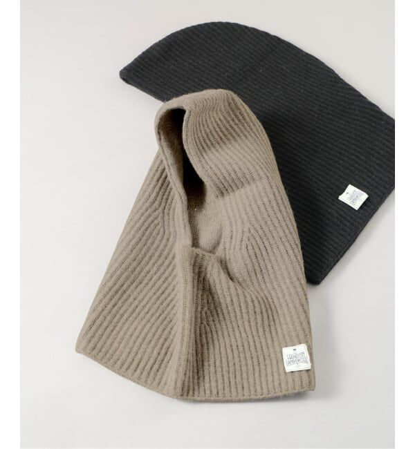 JOURNAL STANDARD relume「ハミルトン ウール ガーター バラクラバ」|ニット帽|グレーA