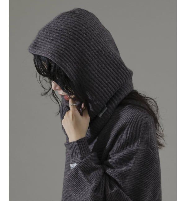 JOURNAL STANDARD relume「ハミルトン ウール ガーター バラクラバ」|ニット帽|パープル