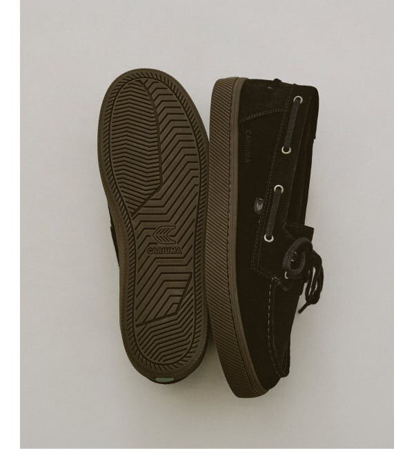 JOURNAL STANDARD relume「CARIUMA / カリウマ 別注 マレ ボートシューズ」|スニーカー|ブラック