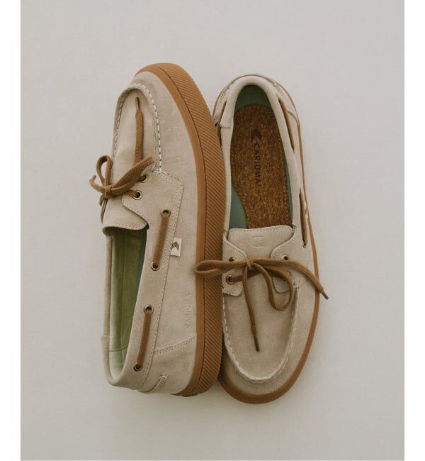 JOURNAL STANDARD relume「CARIUMA / カリウマ 別注 マレ ボートシューズ」|スニーカー|グレーA