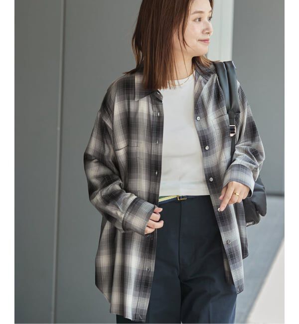 JOURNAL STANDARD「《追加2》レーヨンチェックシャツ」|シャツ・ブラウス|