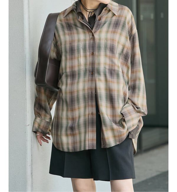 JOURNAL STANDARD「《追加2》レーヨンチェックシャツ」|シャツ・ブラウス|
