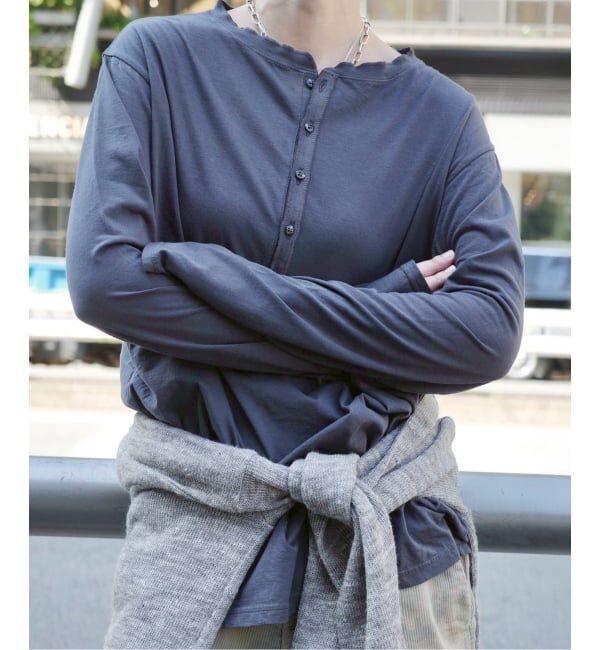 journal standard luxe「【Haily's】layer henry」|Tシャツ・カットソー|グレー