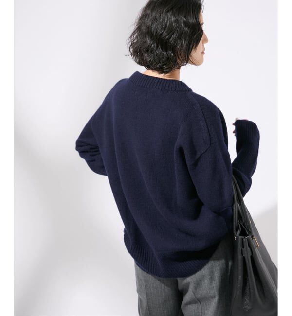 journal standard L'essage「《追加》別注【ISLAND TIDES/アイランドタイド】ラムズウールC/N」|ニット・セーター|