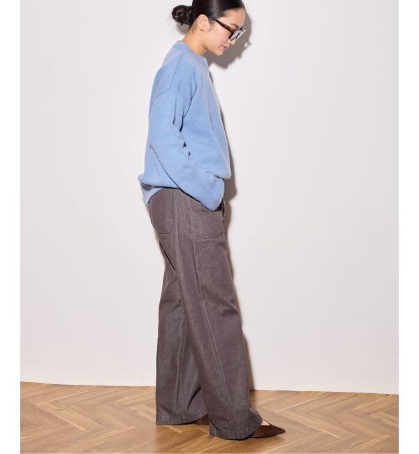 journal standard L'essage「《追加》別注【ISLAND TIDES/アイランドタイド】ラムズウールC/N」|ニット・セーター|