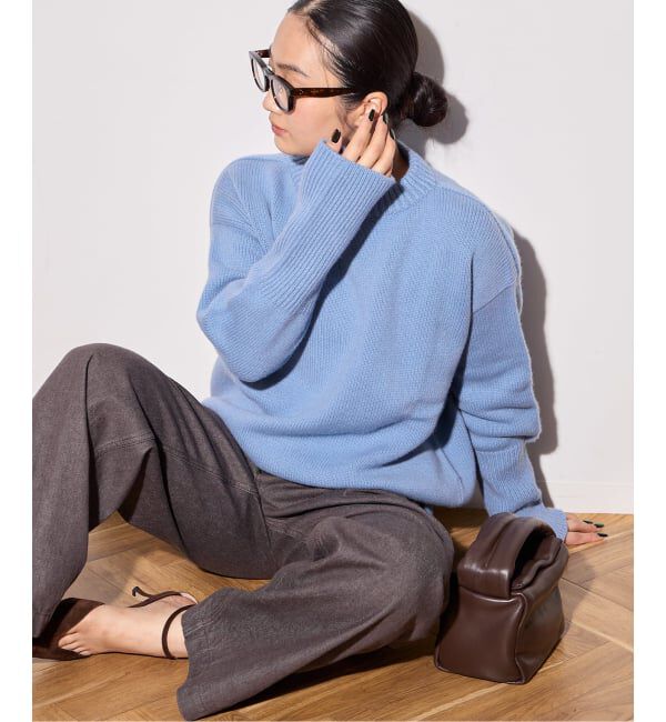 journal standard L'essage「《追加》別注【ISLAND TIDES/アイランドタイド】ラムズウールC/N」|ニット・セーター|