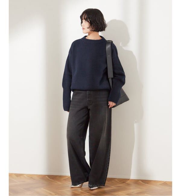 journal standard L'essage「《追加》別注【ISLAND TIDES/アイランドタイド】ラムズウールC/N」|ニット・セーター|