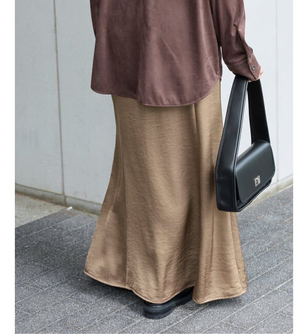 JOURNAL STANDARD「《追加2》ヴィンテージサテンスカート」|スカート|