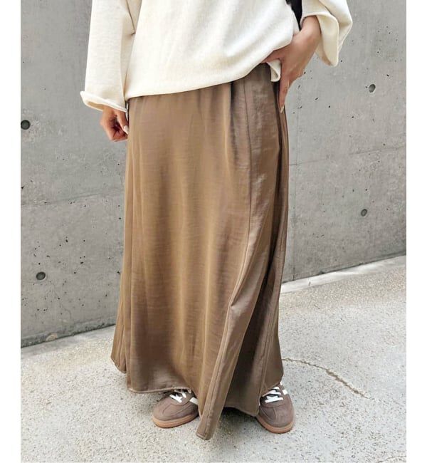 JOURNAL STANDARD「《追加2》ヴィンテージサテンスカート」|スカート|