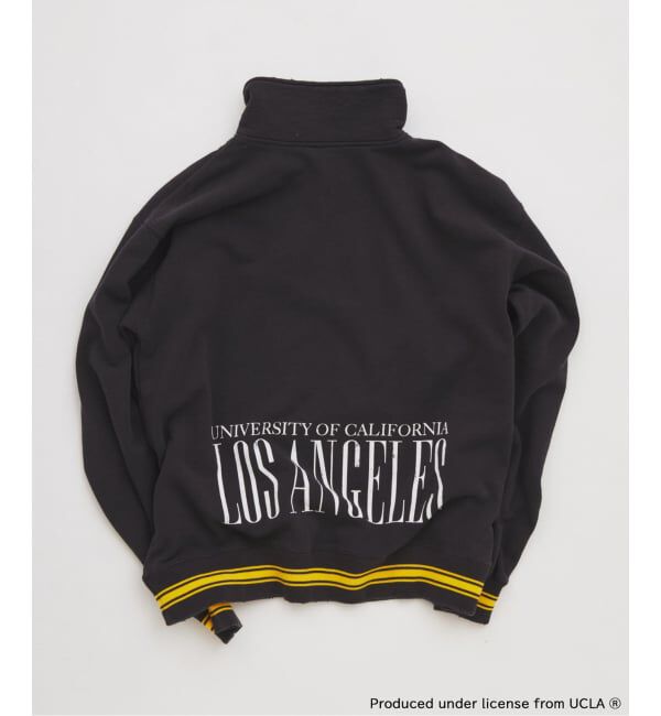 JOURNAL STANDARD relume「《予約》UCLA&times;relume ヴィンテージ加工スウェット/ハーフジップ・ヘンリー・クルー」|スウェット・ジャージ|