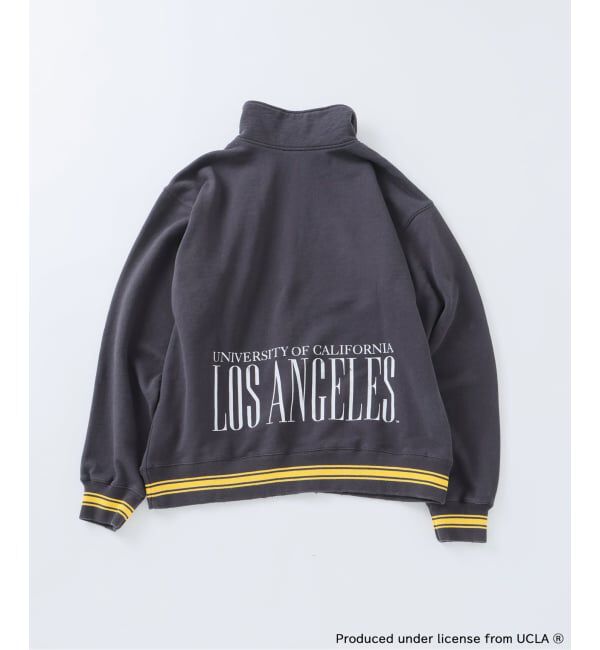 JOURNAL STANDARD relume「《予約》UCLA&times;relume ヴィンテージ加工スウェット/ハーフジップ・ヘンリー・クルー」|スウェット・ジャージ|