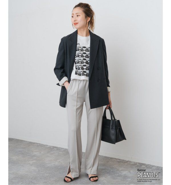 Spick and Span「JOHNBULL/ジョンブル PEANUTS ALIGNS T」|Tシャツ・カットソー|