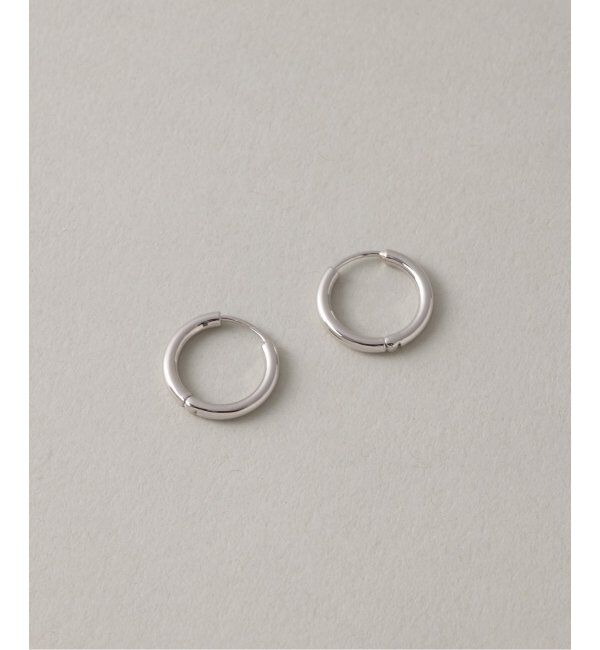 Lilas by Spick&Span「《WEB限定》ハーフオープンフープピアスS PT(両耳)」|ピアス|