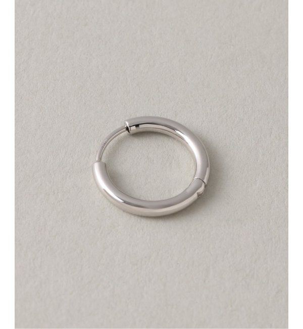 Lilas by Spick&Span「《WEB限定》ハーフオープンフープピアスS PT(両耳)」|ピアス|