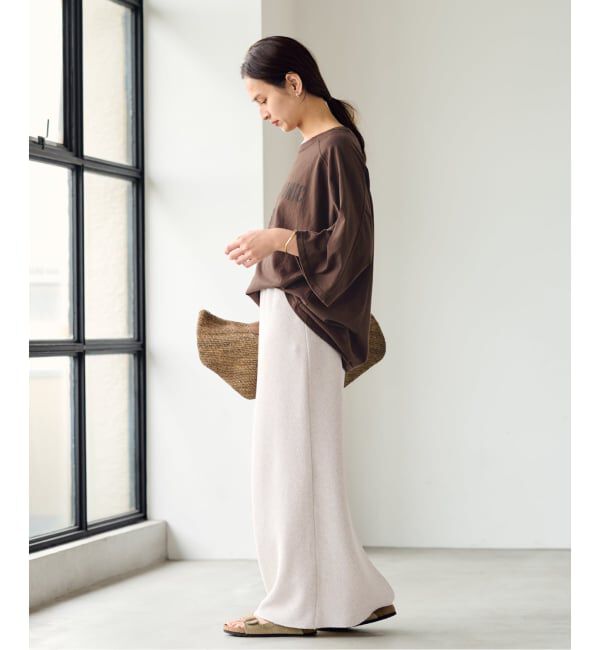 FRAMeWORK「≪一部カラーWEB限定 / 追加≫NEWハーフスリーブロゴTEE」|Tシャツ・カットソー|